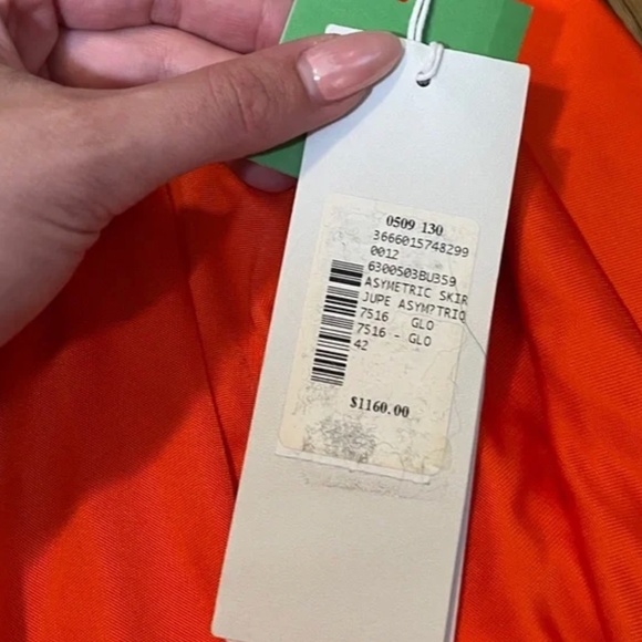 STELLA MCCARTHY | ASYMMETRIC MINI SKIRT - Picture 3 of 4